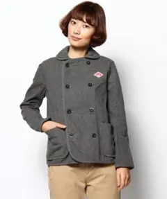 新品　DANTON ダントン　ウールダブルボタンジャケット　グレー　ブルゾン