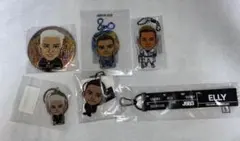 ELLYセット　缶バッジ　メタルキーホルダー　クリアチャーム