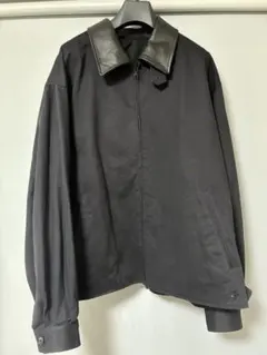 sacai Cotton Chino Blouson Black 襟レザー - メルカリ