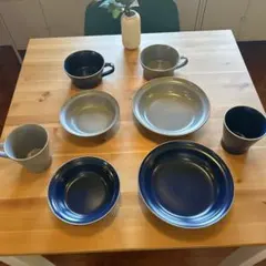 Edge line 食器セット スープ マグカップ プレート 8点セット パスタのサムネイル
