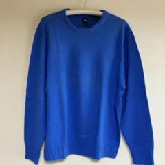 【未使用品】GAP コットンセーター 長袖 クルーネックXL ブルー