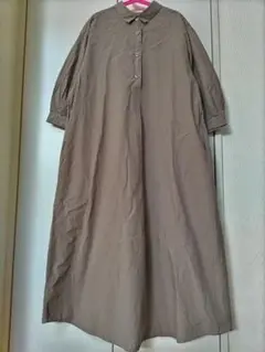 無印良品　ロングワンピース