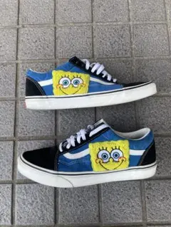 スポンジボブ　Vans コラボ　スニーカー　ローカット　スケーター　OLD