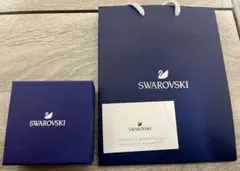 【カード付】Swarovski スワロフスキー　ピアス用 空箱・紙袋セット