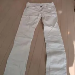 AMERICAN HOLIC ホワイトスキニーデニム LL