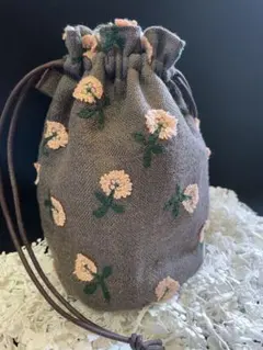 ミナペルホネン　skip柄　ハンドメイドバッグ look skip bag - minä perhonen
