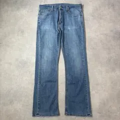 リーバイス527 Levis W36 フレア ブーツ 青 古着 ヒゲ 23385