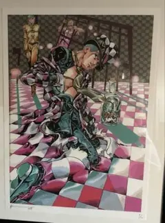 ジョジョの奇妙な冒険　death nyc Yahoo!オークション - DEATH NYC 世界限定100枚 アートポスター
