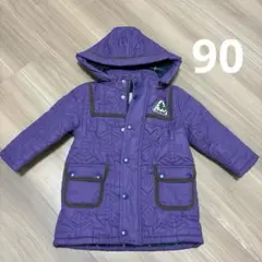 ティンカーベル キルティング　パープルコート　アウター　90