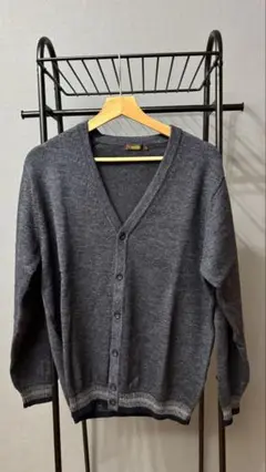 ARAMIS ダークグレー Vネック カーディガン L