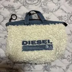 DIESEL ディーゼル デニムファーショルダーバッグ リバーシブル
