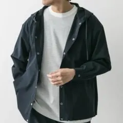 【美品】URBAN RESEARCH DOORS スナップパーカー ブラック
