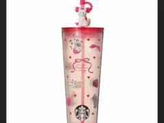 スタバ バレンタイン2026 コールドカップタンブラーキャット 710ml