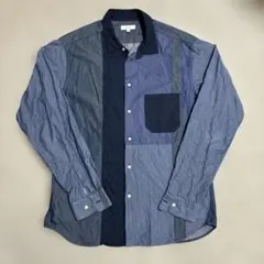 BEAUTY&YOUTH パッチワークシャツ XL