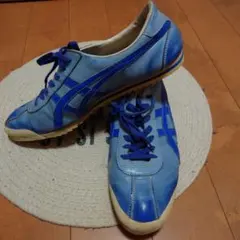 Onitsuka Tiger 青 スニーカー