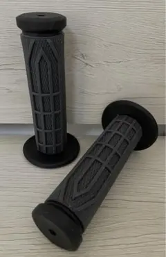 スポーツグリップ◆ ワッフルダートグリップ グレー＊22.2mm バイクグリップ