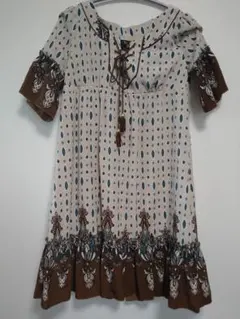 セシルマクビー　レディース　半袖　チュニック　ふんわり　サイズ9