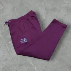 THE NORTH FACEスウェットパンツLバーガンディ刺繍ロゴ美品