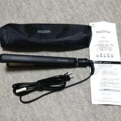 サロニア　ストレートヘアアイロン　SL-004 黒