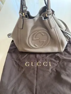 GUCCI グッチ ハンドバッグ トートバッグ ソーホー インターロッキング
