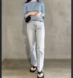 Mila Owen デニムパンツ ホワイトのサムネイル