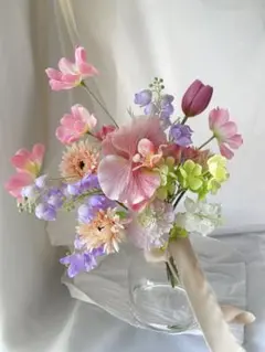 早い者勝ち♡ 春のエアリーブーケ　韓国風　アーティフィシャルフラワー　造花　前撮