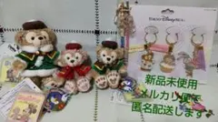[新品未使用]ディズニーシー ダッフィー キーホルダー 文具 8点セット