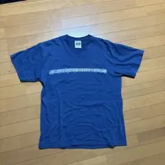ネイビー Vネック Tシャツ フラワープリント