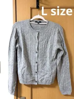 UNIQLO ケーブルクルーネックカーディガン　長袖