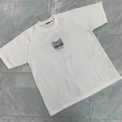 Hill Crop 白 半袖Tシャツ ワンポイント 刺繍 ロゴ Lサイズ