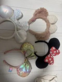ミッキー耳カチューシャセット
