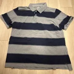 i*i様 OLD NAVY ボーダー ポロシャツ XXLサイズのサムネイル