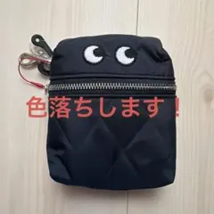 難あり！アニヤハインドマーチ　ユニクロ　パッカブルバッグ　ネイビー　エコバッグ