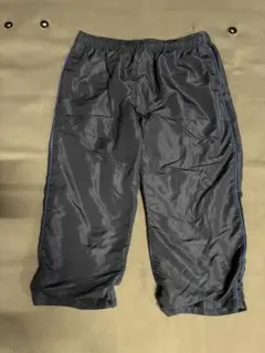 ストライプ付き黒4Lパンツ　㉗