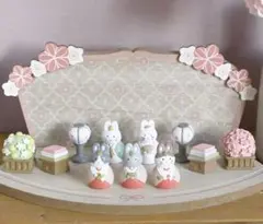 ナチュラルキッチン　お雛様　ひな祭り　飾り　インテリア