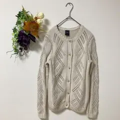 【GAPギャップ】ケーブル編みカーディガン　サイズ【XS】暖かい　羽織り