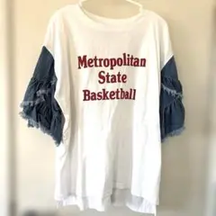 マーキーズ　デニム切り替えTシャツ　大人　おとな　サイズ160 MARKEY'S