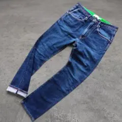 名作/レア】nonnative セルビッジ デニム パンツ 濃紺 赤耳 2 - メルカリ