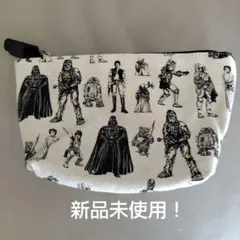 未使用★美品　STARWARS　スターウォーズ　ポーチ 　マチありのサムネイル