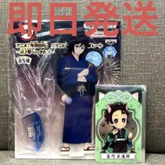 鬼滅の刃 スタンド付きアクリルプレート 漆ノ章 in ナムコ 冨岡義勇 他 ㉖