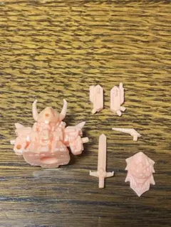 当時物】SDガンダム 大農丸 クリアレッド ガン消し パーツ完備 美品 