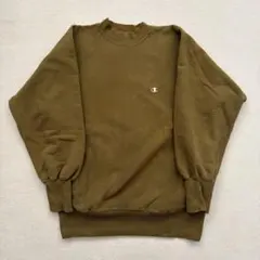 レアカラー Champion リバースウィーブ オリーブグリーン トレーナー