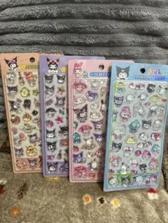 sanrioの仲間たち ジュエリーステッカー 4パックセット