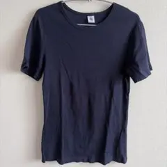 PETIT BATEAU ポワンココット　半袖Tシャツ ネイビー Mのサムネイル