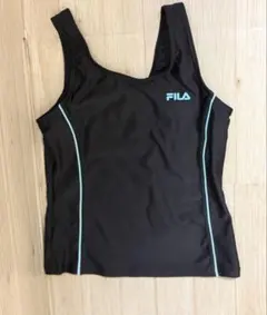 FILA 女の子用水着セット 黒・水色