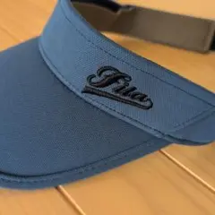 FILA　サンバイザー　ブルー