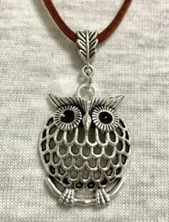 ふくろう ペンダント ネックレス 梟 ハンドメイド no.271