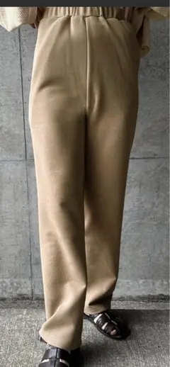 新品未使用　セレクトモカ　リブストレートリラックスパンツ