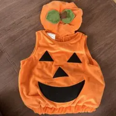 かぼちゃデザイン 着ぐるみ 95cm以下　ハロウィン　男の子　女の子　仮装　80