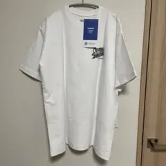 Lサイズ ひんやり-6℃ 冷感Tシャツ CHROME ESOW WHITE